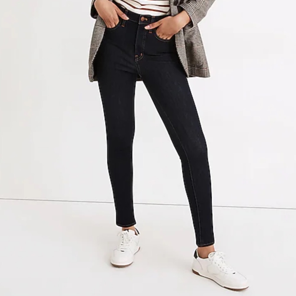 Madewell 10" High-Rise Roadtripper Supersoft Jeggings in Rinse Wash Size 28